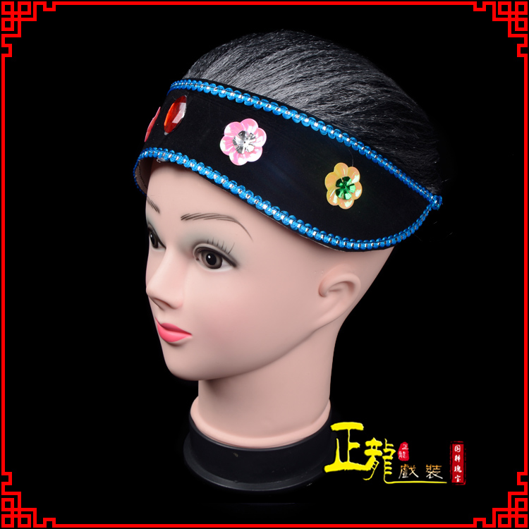 蓬安老旦媒婆穷老太婆假发套 老旦头套