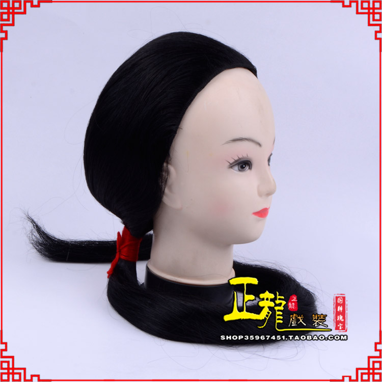 蓬安古装影视演出头套花旦假发 真发古装发