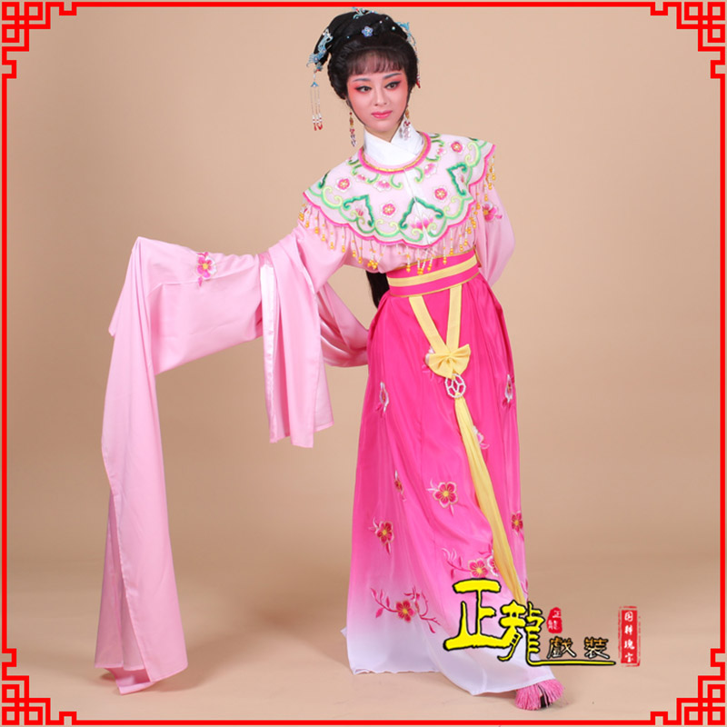 蓬安水袖青衣练功花旦服 梅花古装衣