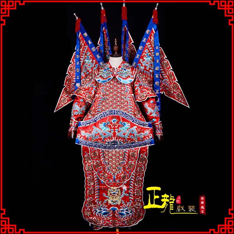 蓬安武生戏服戏曲武将靠